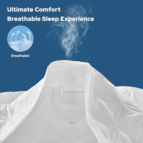 BEDLORE 2 Pack Waterproof Mattress Protector, Queen Size Mattress Pad - Image 6