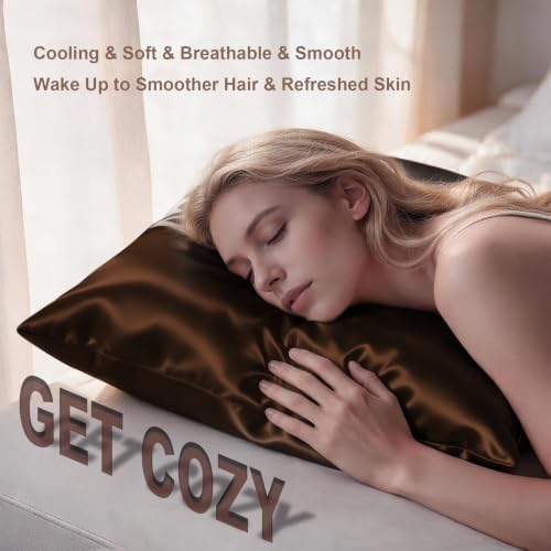 LYSHIN Silk Pillow Cases 2 Pack Standard Size - Image 5