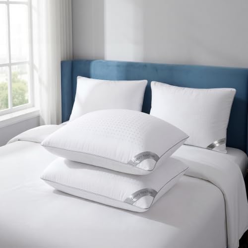 HIMOON Bed Pillows for Sleeping Set of 2, Queen Size Cooling Pillows 2 Pack - Image 7