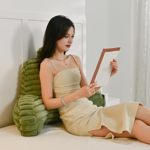 Large Reading Pillow for Adults, Back Support Pillow for Sitting Up in Bed - Image 3