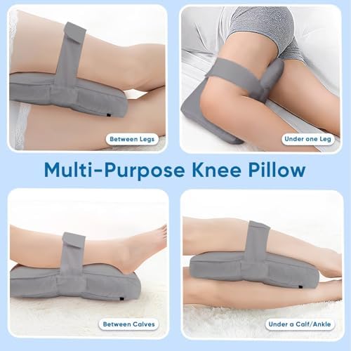 Knee Pillow with Soft Straps for Side Sleepers - Image 4