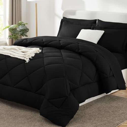 CozyLux Oversized Queen Comforter Set 98"x98", 7 Piece by CozyLux