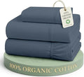 LANE LINEN Twin Sheet Set 100% Organic Cotton 3pc Percale by LaneLinen