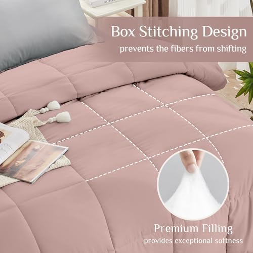 JOLLYVOGUE Queen Comforter Set, Ultra-Soft Bed in a Bag Queen Size 7 Pieces - Image 3