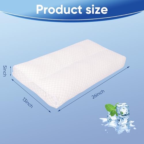 Cooling Knee Pillow for Side Sleeper, 100% Cooling Fabric Pillow for Between - Image 4