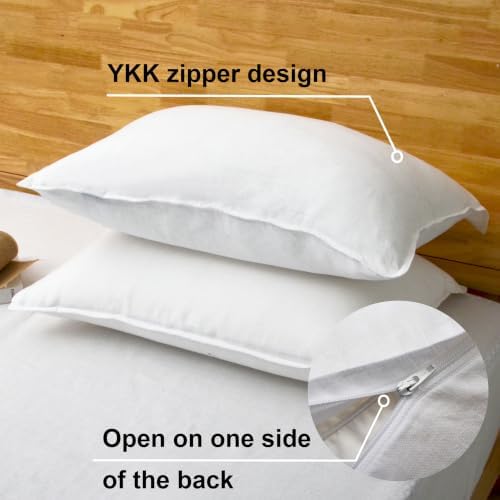 CHUFFED Linen Pillow Cases 2 Pack 100% Linen Standard Pillowcases, Breathable - Image 3