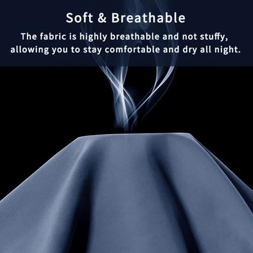 Gray Blue King Size Pillow Cases Set of 2 - Image 5