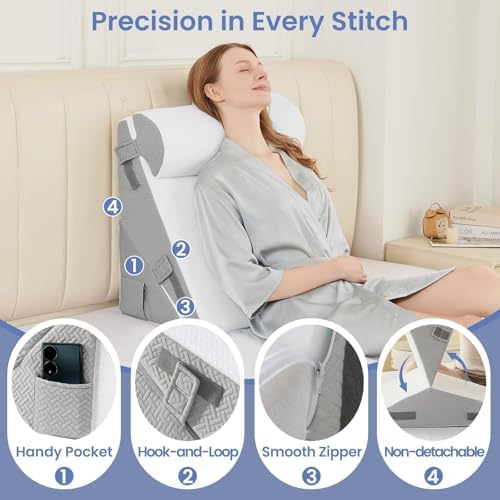 Sasttie Adjustable Wedge Pillow Set - Image 5