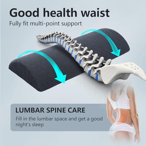 Cozyhealth - 3.15"H*23.6"L - Soft Lumbar Pillow - Image 4