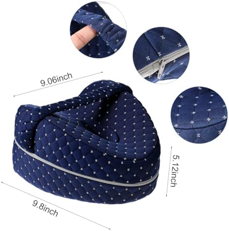 Knee Pillow for Side Sleepers Hip Alignment Pillow Memory Foam Leg Pillows for - Image 2