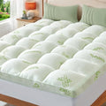 ELEMUSE King Size Bamboo Viscose Mattress Topper, Thick Pillow Top Pad by ELEMUSE