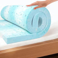 EGO 2 Inch Full Mattress Topper Gel Memory Foam by MLILY