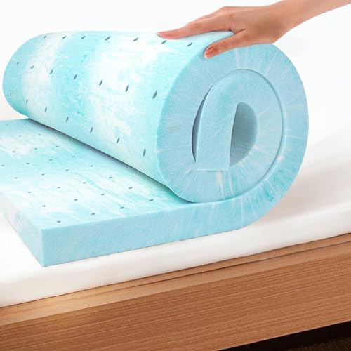 EGO 2 Inch Full Mattress Topper Gel Memory Foam by MLILY