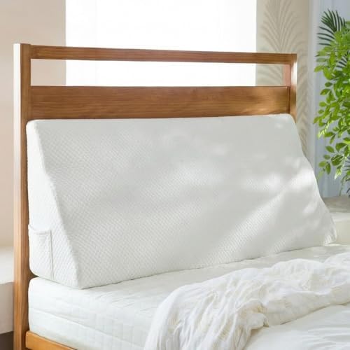 Headboard Wedge Pillow High-Resilience Daybed Pillow Foam Cushion by Cherryarn
