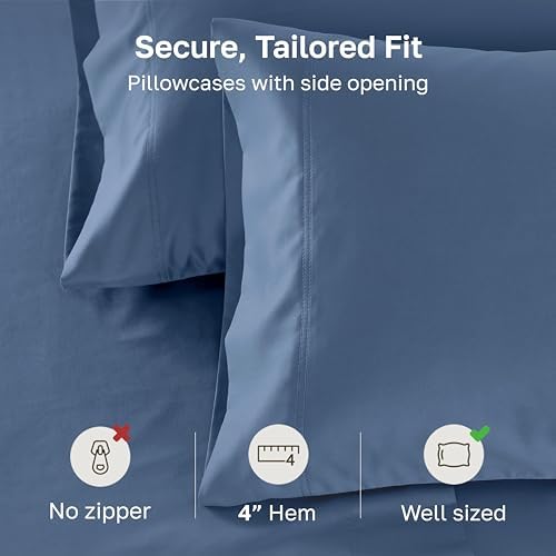 CALIFORNIA DESIGN DEN Luxuriously Soft Hotel Quality 600 Thread Count, 100% - Image 4