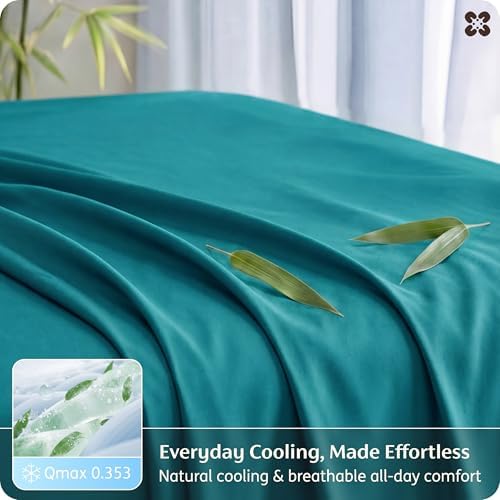 Bedsure PureWoven 100% Rayon Derived from Bamboo, King Size Sheets Set - Image 4