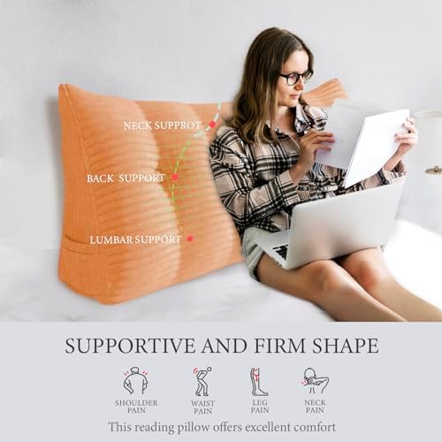 Headboard Pillow Queen, Bed Wedge Pillow Headboard Headrest - Image 2