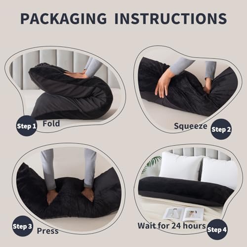 WhatsBedding Memory Foam Body Pillow - Image 7