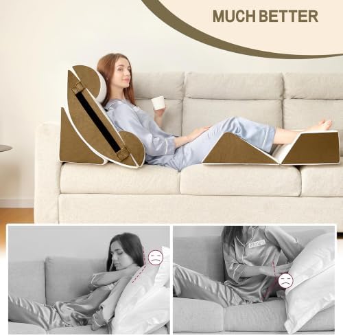 Yojoker 6pcs Orthopedic Bed Wedge Pillow Set - Image 5