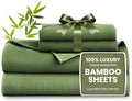 Love's cabin 3 Piece Twin XL Sheet Set, 100% Rayon Derived from Bamboo by Lovescabin