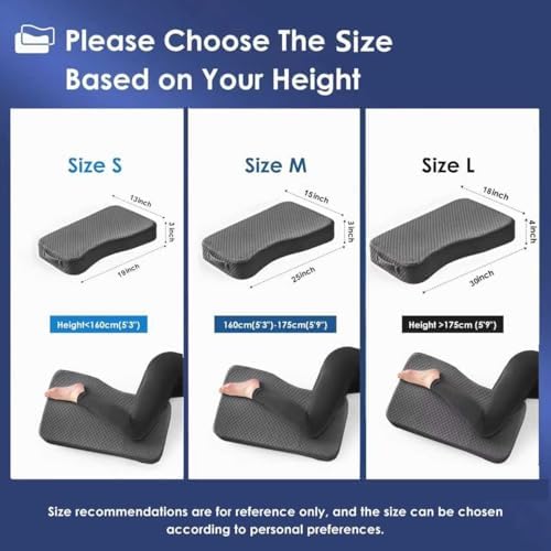 Leg Pillow for Side Sleepers, Memory Foam Knee Pillow for Side Sleeping - Image 5
