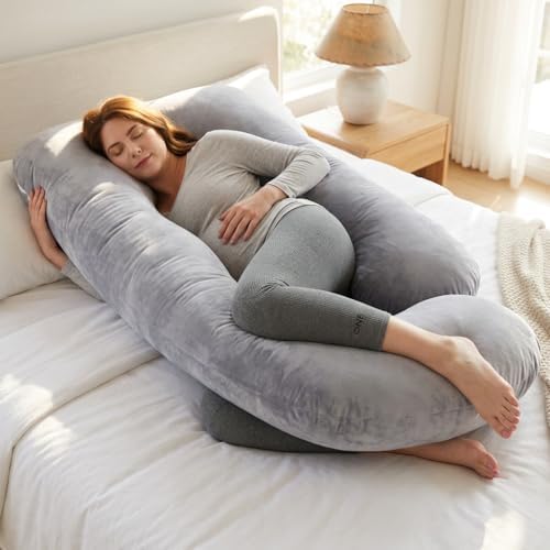 U-Shaped Full Body Pillow for Adults, Maternity Pillow - Image 2
