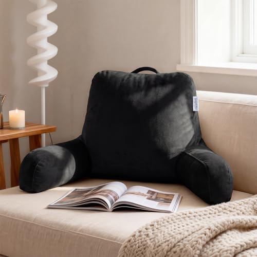 Reading Pillow with Adjustable Memory Foam, Adult Backrest with Arms, Back - Image 2