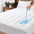 Cal King Size Waterproof Mattress Protector Quilted, Breathable Ultra-Soft by Unilibra