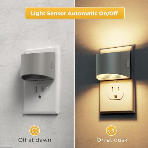 L LOHAS LED Night Lights Plug into Wall, Dimmable Night Light 2 Pack - Image 2