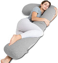 INSEN Pregnancy Pillow for Sleeping, L Shaped Body Pillow for Side Sleeping by INSEN