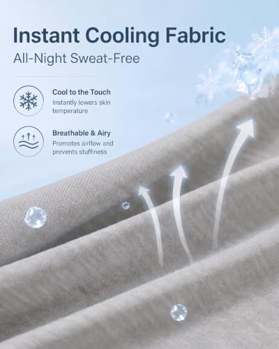 YZ HOME Cooling J Shaped Pregnancy Pillow, Removable Cover - Image 4