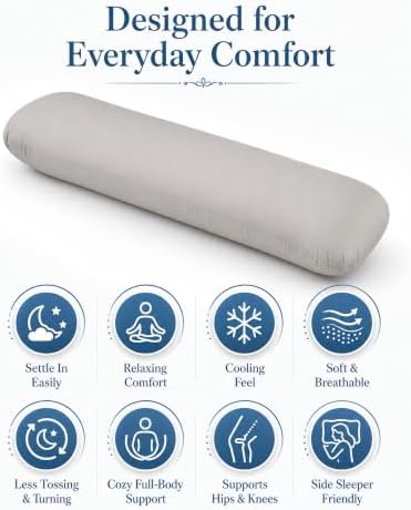 YZ HOME Weighted Body Pillow 8lbs Cooling Body Pillow - Image 5