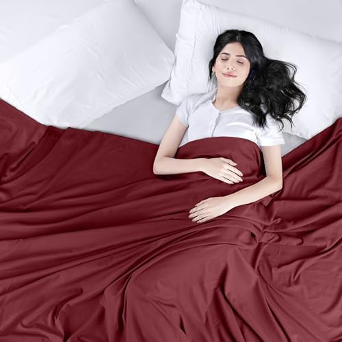 King Size Flat Sheet Only, Ultra Soft & Breathable Hotel Sheets - Image 3