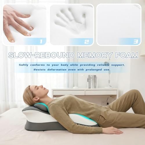 Memory Foam Ergonomic Reading Pillow - Image 5