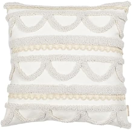 Boho Throw Pillow Covers 18x18 Tufted - Image 4