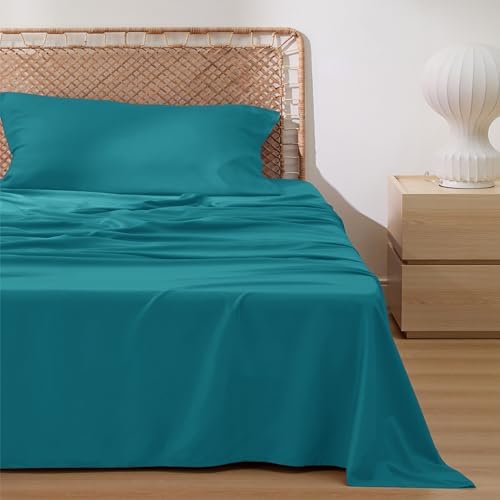 Bedsure PureWoven 100% Rayon Derived from Bamboo, Twin XL Sheets, 3 Pieces - Image 2