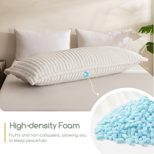 HIGOGOGO Memory Foam Body Pillow, Thickened Large Long Bed Pillow - Image 5