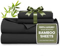 Love's cabin 4 Piece King Size Sheet Set, 100% Rayon Derived from Bamboo by Lovescabin