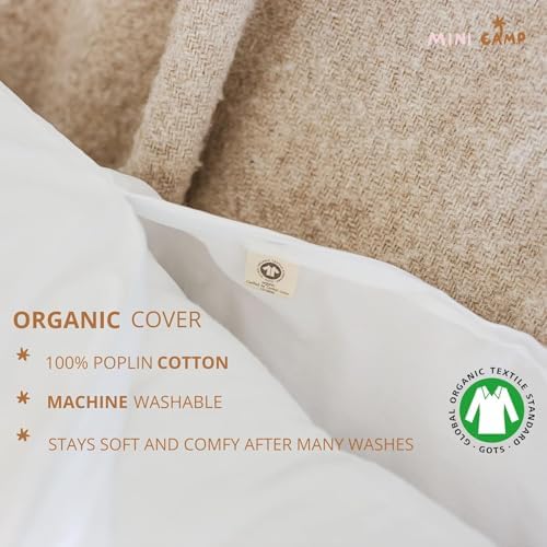 Organic Cotton U-Shaped Pregnancy Pillow – Full Body Support - Image 4