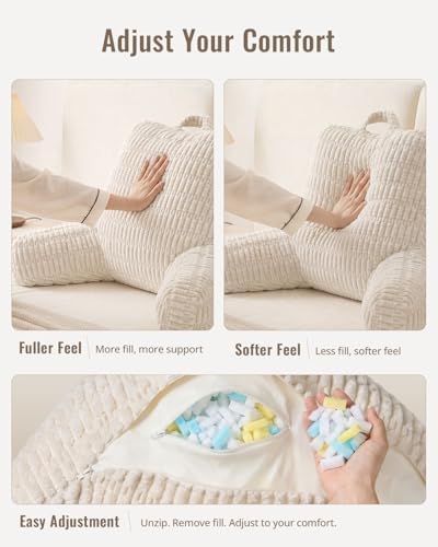 Blissful Diary Reading Pillow, Large Backrest Pillow - Image 3