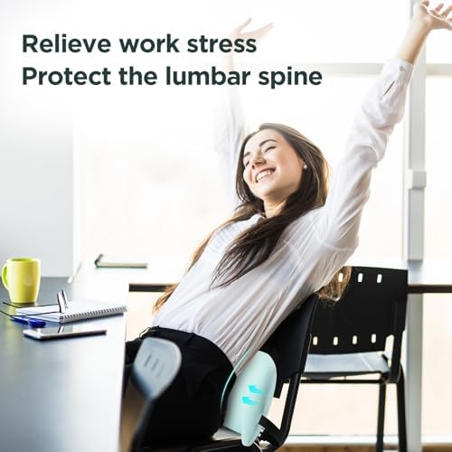 Lumbar Support Pillow for Office Chair, Memory Foam Car Back Cushion - Image 7