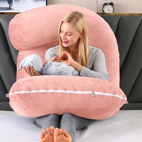 Pregnant Pillows for Sleeping, 70 Inch u Shaped Pillow Maternity Pillow - Image 7