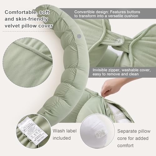 Peallow – Long Round Body Pillow - Image 4