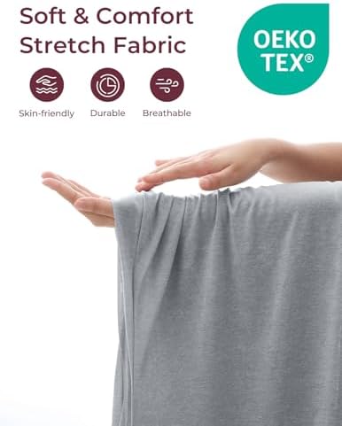 Momcozy Cooling Pregnancy Pillow Cover, U Shaped Maternity Pillowcase - Image 2
