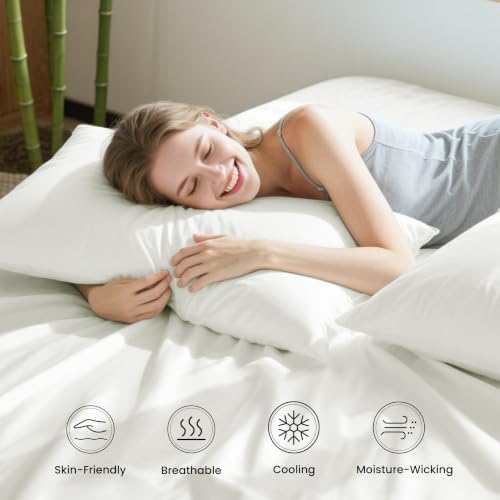 Love's cabin 4 Piece Full Size Sheet Set, 100% Rayon Derived from Bamboo - Image 5