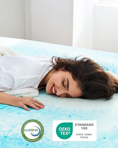 PERLECARE 4 inch Queen Ventilated Memory Foam Mattress Topper - Image 4