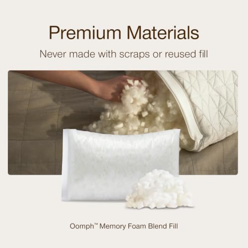 Coop Home Goods Extra Oomph Fill, Cross-Cut Memory Foam, Medium Density Pillow - Image 3