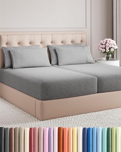 Split King 7 Piece Bed Sheet Set by CGKUnlimited