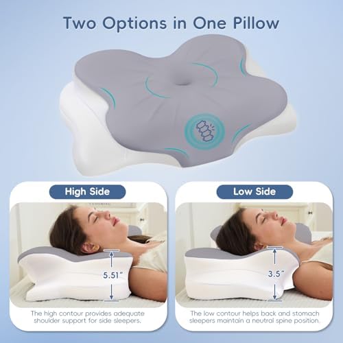 Cervical Neck Pillow, Memory Foam Pillow - Image 6