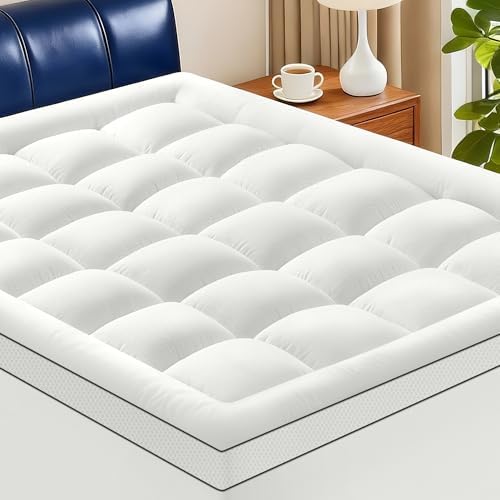 Full Size Mattress Topper, Extra Thick Pillow Top Mattress Pad - Image 2